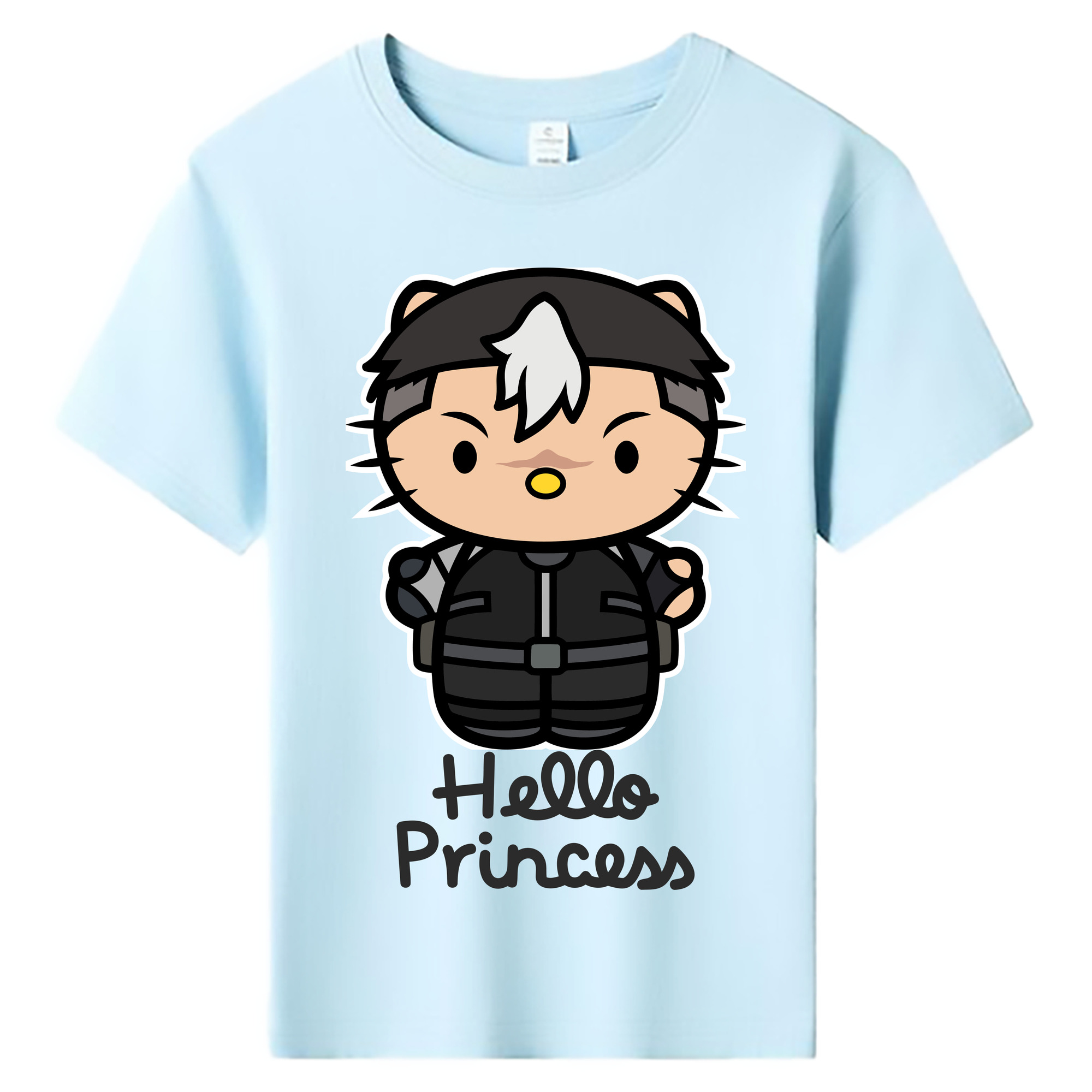 （画像用） Hello Kitty ハローキティ 綿100％キッズTシャツ（フロントプリント）